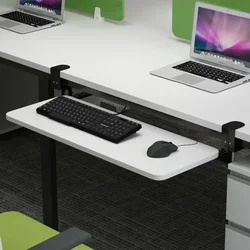 Clip Type Keyboard Rack Convenient Desktop Tray No Punching Installation Telescopic Computer Mouse Frame Easy Setup Holder