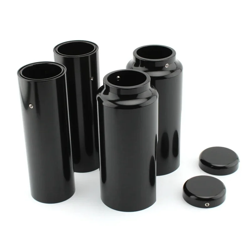 

Upper Lower Fork Cover Tubes And Caps Kit Compatible With For Davidson Dyna FXD 2006-2017