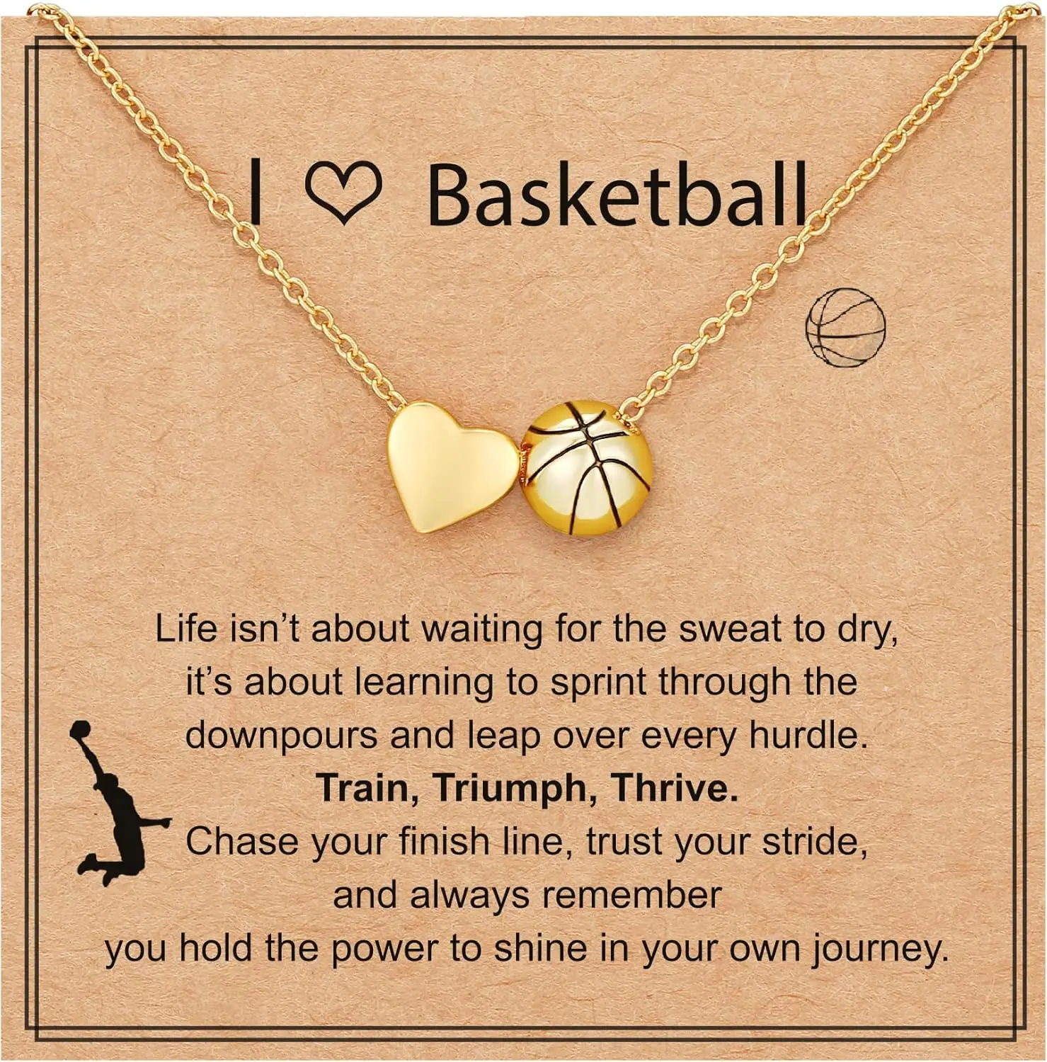 Softball/Soccer/Volleyball/Basketball/Football Necklace for Girls Women, Sports Accessories Jewelry Gift for Sports Lovers