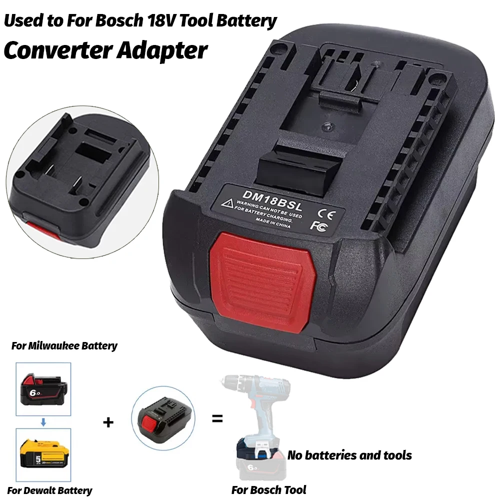 

DM18BSL для Milwaukee для Dewalt 20 В 18 В литий-ионный аккумулятор для Bosch 18 В литиевый преобразователь для электроинструментов адаптер
