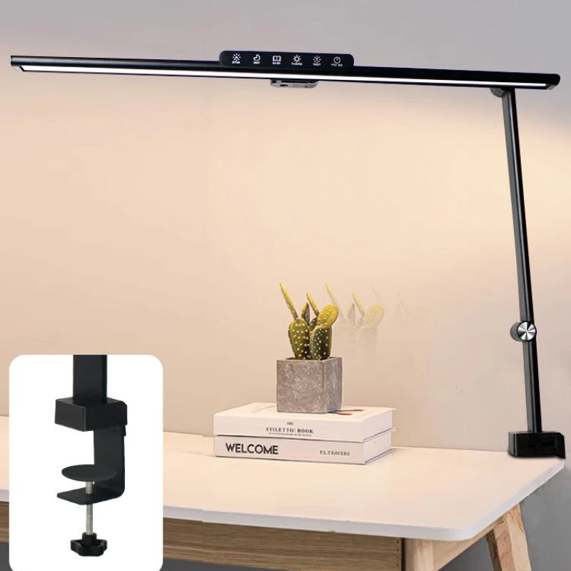 LED Lights Desk Lamp Eye Protect Furniture Office Touch Adjustable Angl Clip Light Learn Screen Atmosphere Lighting Table Lamps