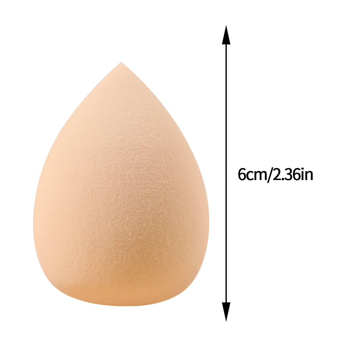 Éponge de maquillage pratique super douce de grande taille, œuf de beauté, sans collage de poudre, outil de maquillage professionnel, 12/20/25/30/25/100 pièces