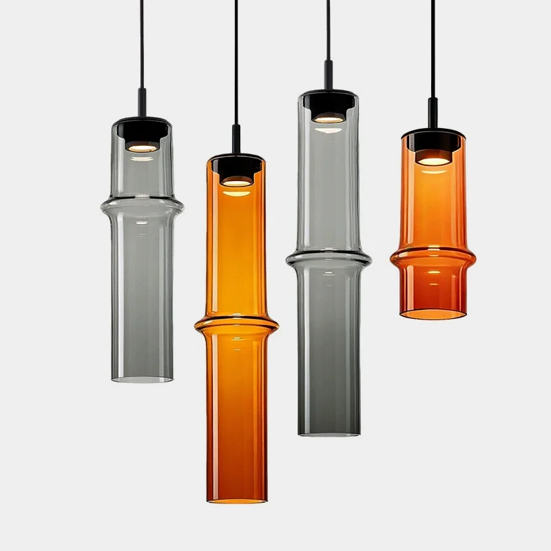 2026 Minimalist Design Glass Pendant Lamps For Bedroom Living Restaurant Simple Chandelier Home Decor Indoor Lighting Hanging Li