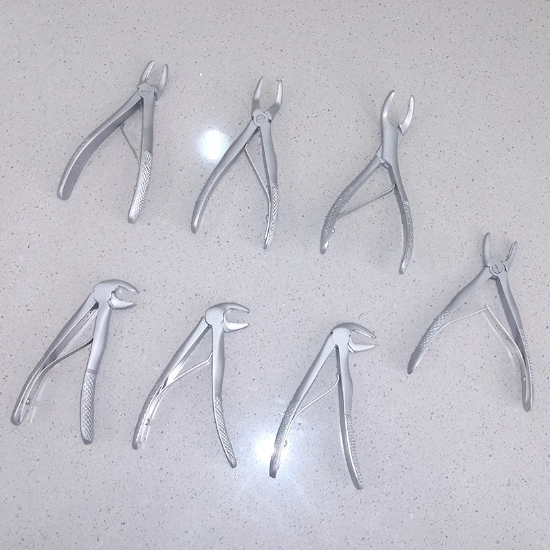 Stainless Steel Manual Veterinary Special Pet Tooth Extraction Pliers Dental Instrument Set with 1 Year Warranty