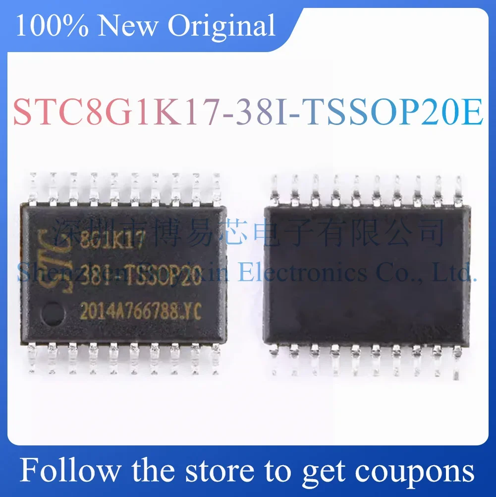 NEW STC8G1K17-38I-TSSOP20 Original Product TSSOP-20