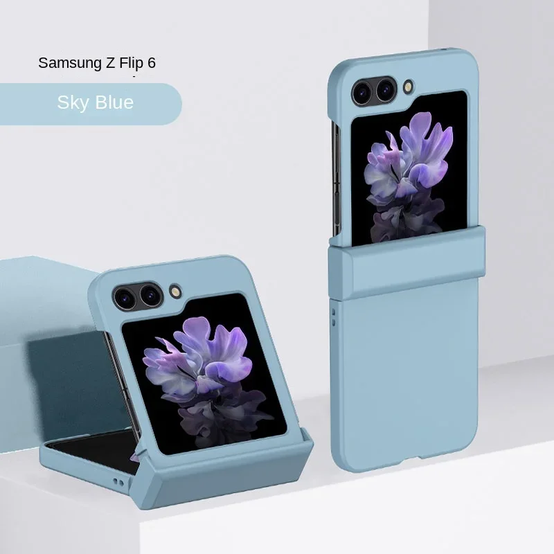 Hartschalen-Handyhülle mit Hautgefühl für Samsung Galaxy Z Flip 8 7 6 5 4 3 Flip6 Flip5 Flip4 Flip7 Scharnierschutz Stoßfeste Abdeckung – Detail 19