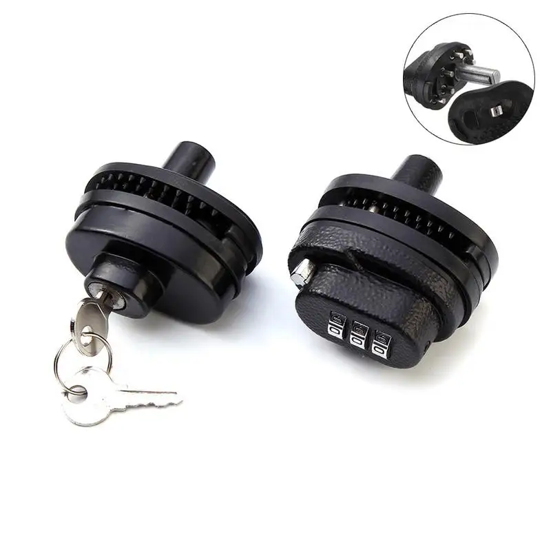 Anti-theft Security Lock Universal Mountain Bike Lock Black Password Key Lock