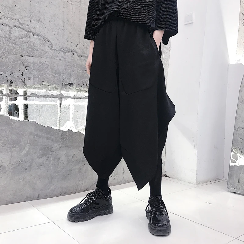 

Summer New Loose Cotton Linen Men's Casual Pants Harlan Sle Seven-Foot Faionable Ciscape Hairdrer Men's Trousers