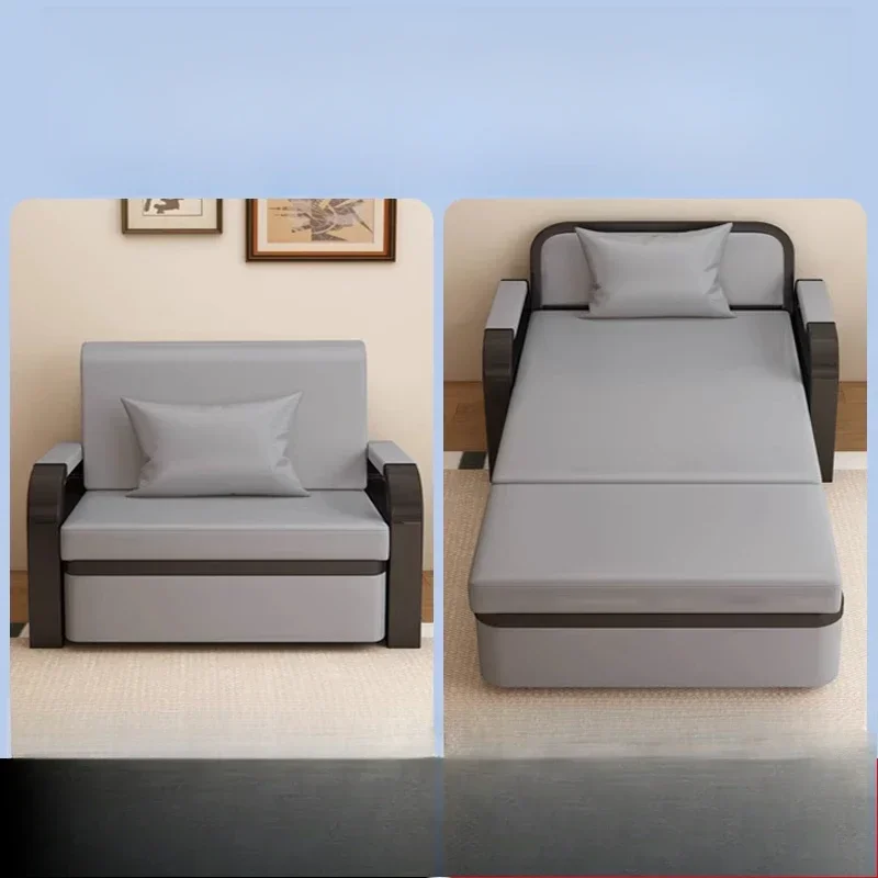 bed dual-purpose multi-functional retractable foldable bed single double small apartment living room bedroom new retractable bed