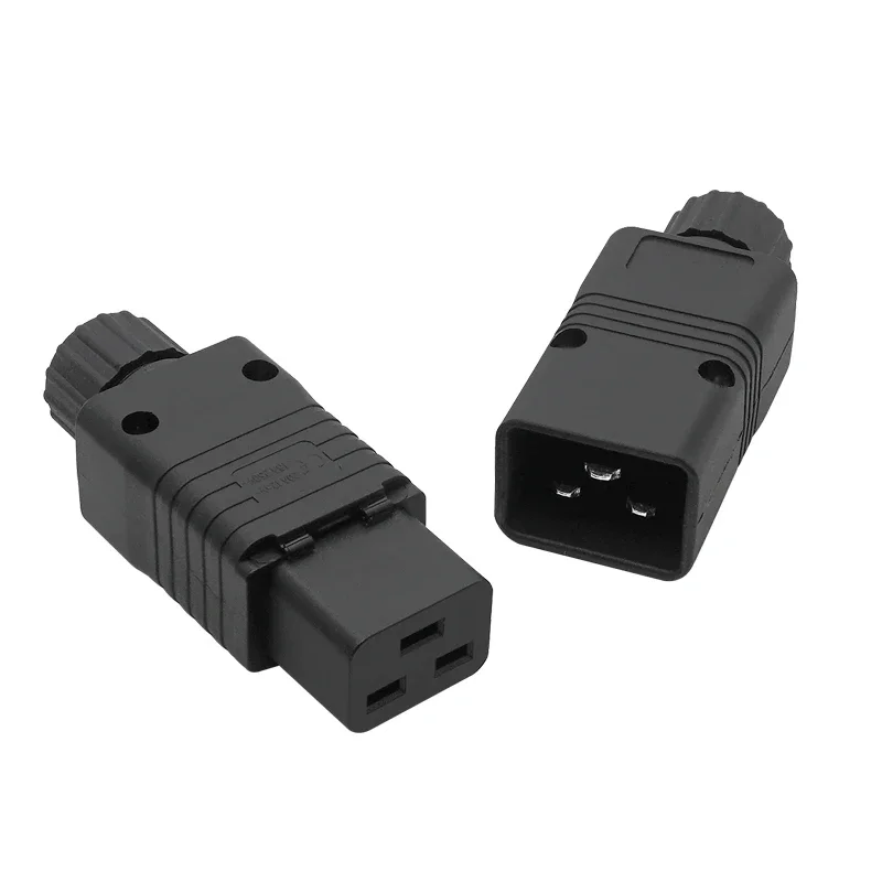 High Quality IEC 320 C19 C20 Connector Computer AC Power Plug 16A 250V assembles POWER FOR Residential ADAPTER