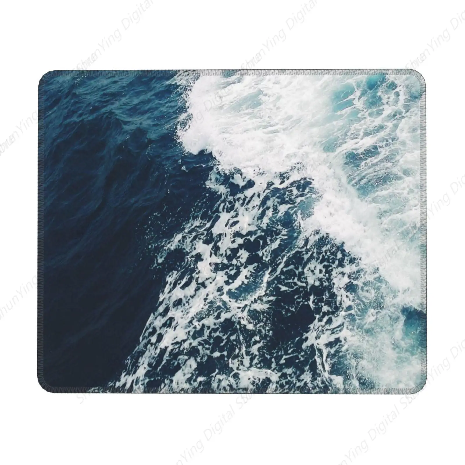 Blue Ocean Mouse Pad Anti Slip Rubber Gaming Mouse Pad Wave Mouse Pad Suitable For Office Mouse Pads On Computers And Laptops