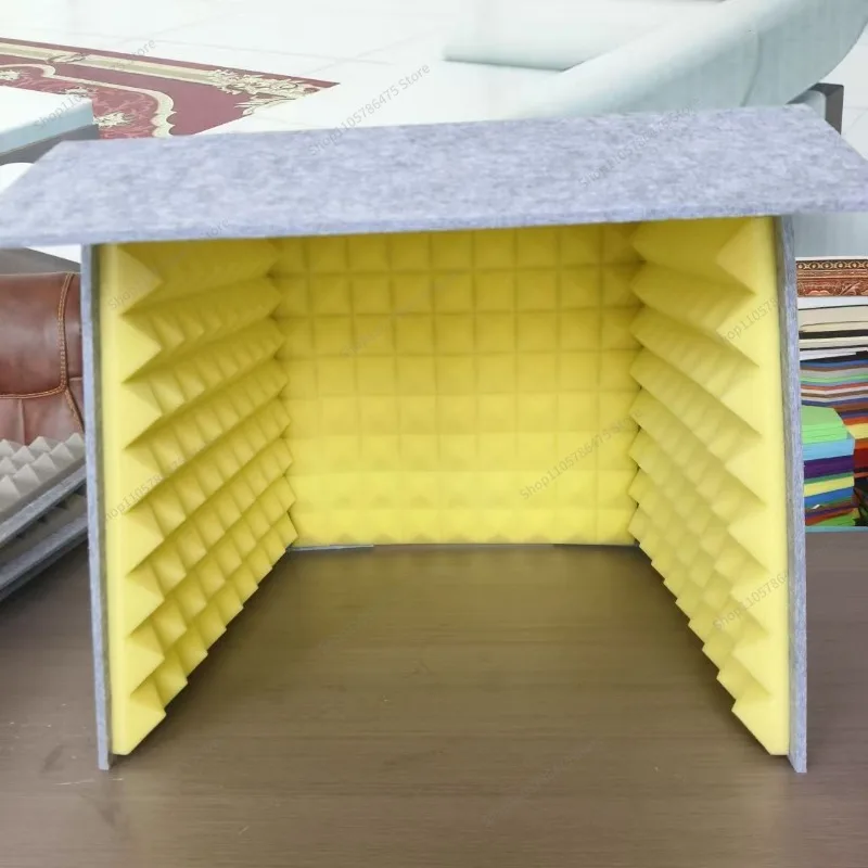 For Customized Simple Desktop Recording Studio, Reduced Mixing Noise, Removable and Foldable
