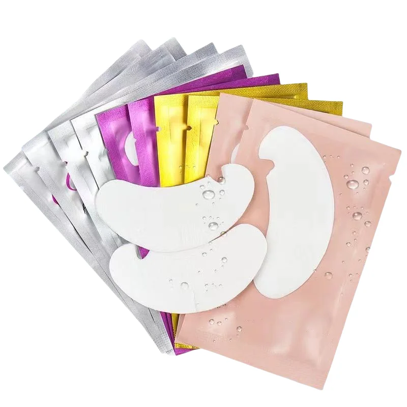 50 paia/set Patch per ciglia con innesto a forma di U Patch per ciglia finte adesivi di carta per Extension ciglia sotto gli occhi strumenti per il trucco