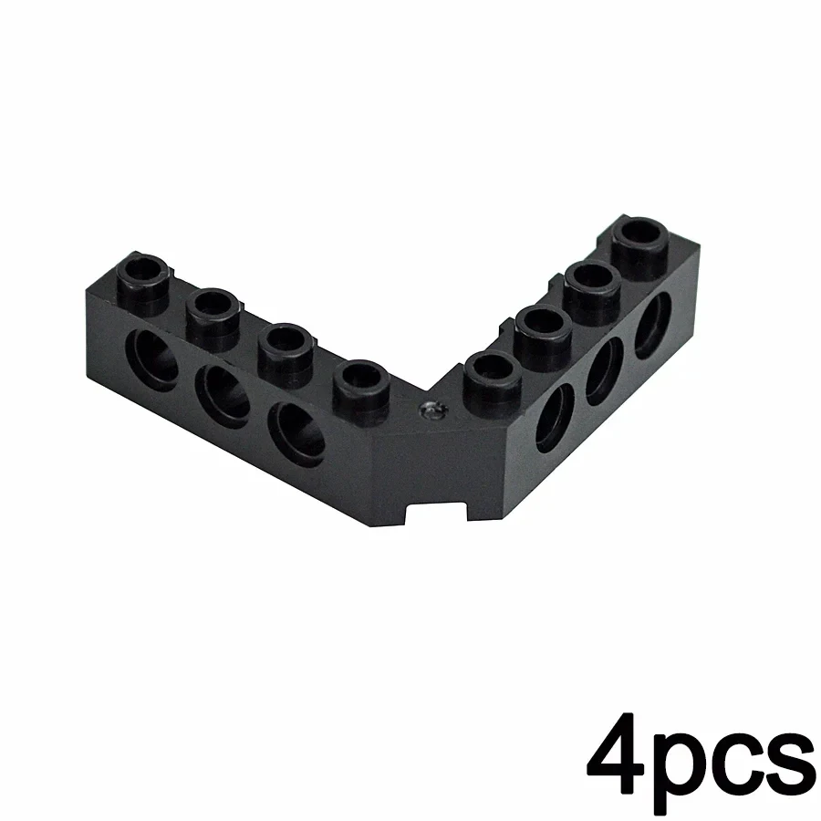 MOC Technische Bausteine, dicke Hebelarme, modifizierte gebogene L-förmige Arme, Bausteine mit Löchern, Spielzeug, kompatibel mit 32271 32140 32348 32555 – Detail 6