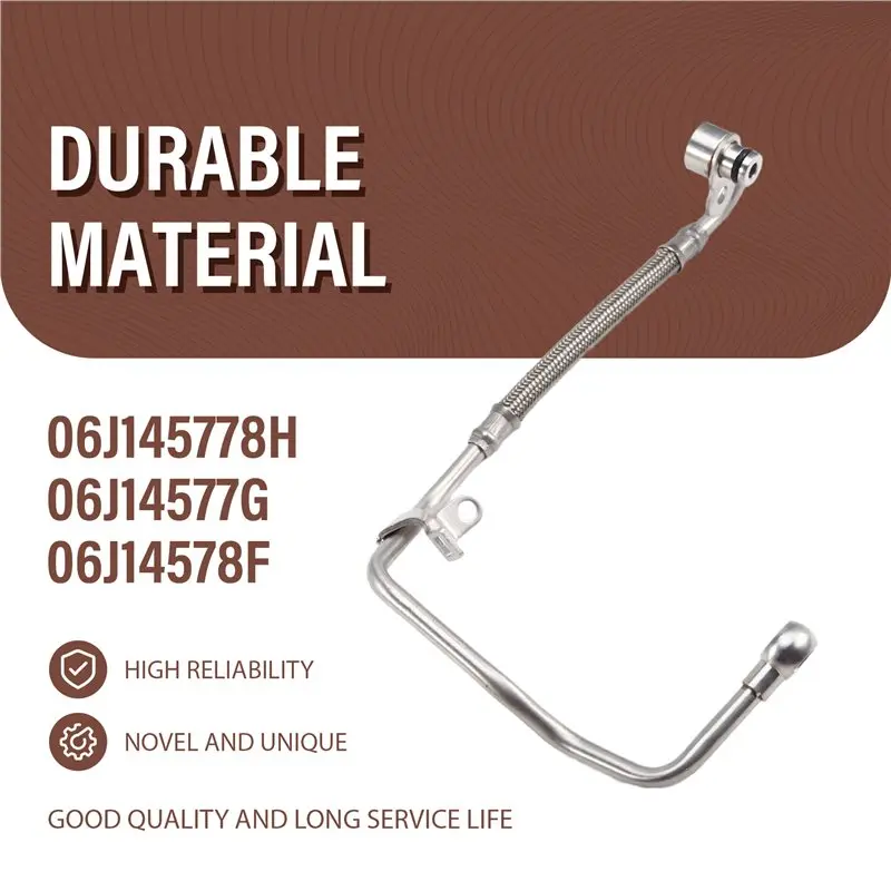 

AT92-Oil Feed Pipe Line For VW CC Eos Golf A3 Q3 TT Skoda Octavia Seat Altea 06J145778H 06J145778G 06J145778F Turbo