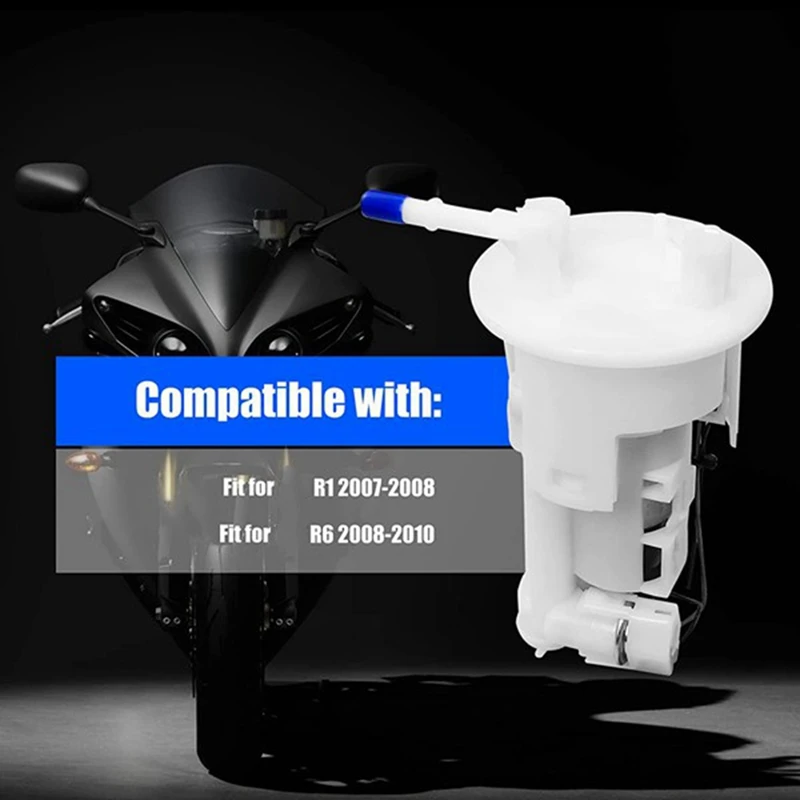 Motorcycle Fuel Pump Assembly For Yamaha YZF-R1 2007-2008 YZF-R6 2008-2010 4C8-13907-01 4C8-13907-00-00 101962-2061