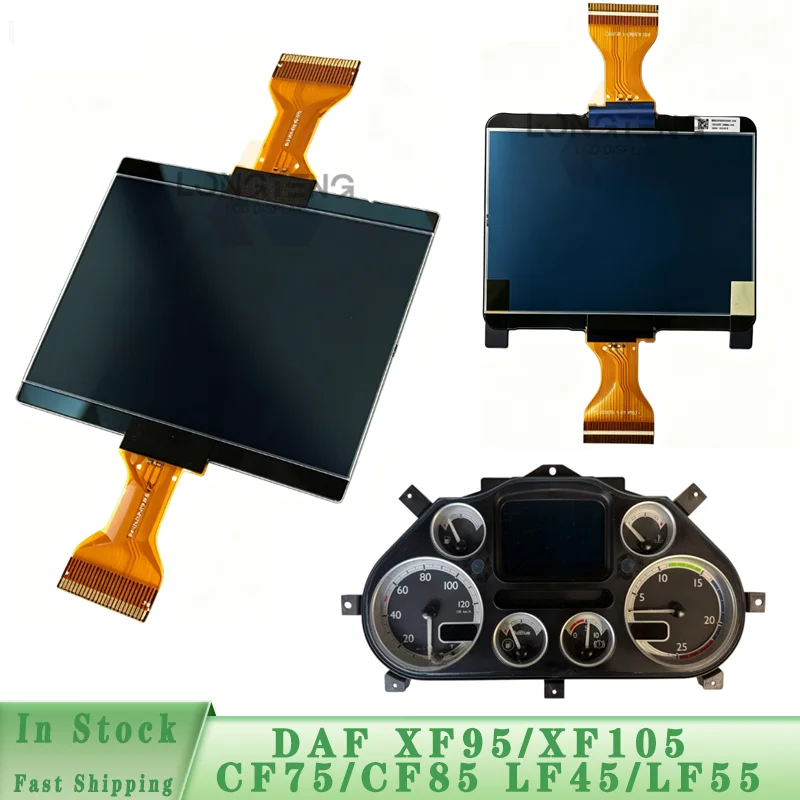 Truck Instrument LCD Screen SEPDISP58 For DAF LF CF XF 45/55/75/85/95/105  T-emsa MD7 MD9 Bus Dashboard Display 1629662 50105952