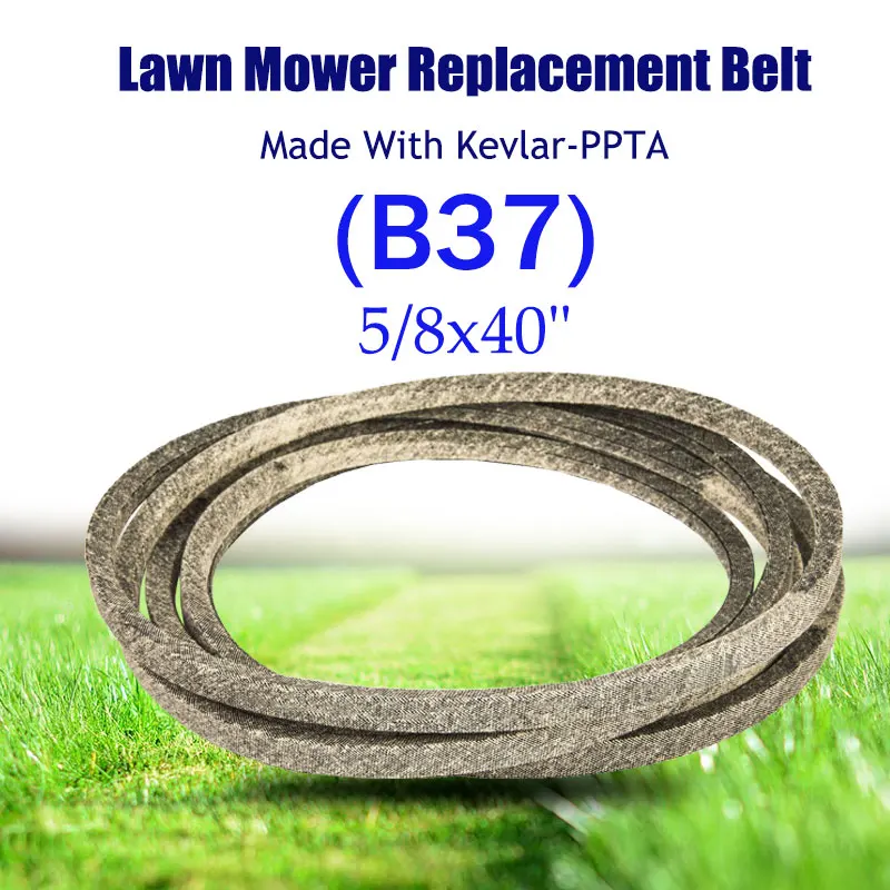 V-belt for lawn mower Replacement Belt Made with Kevlar （B37) (5/8