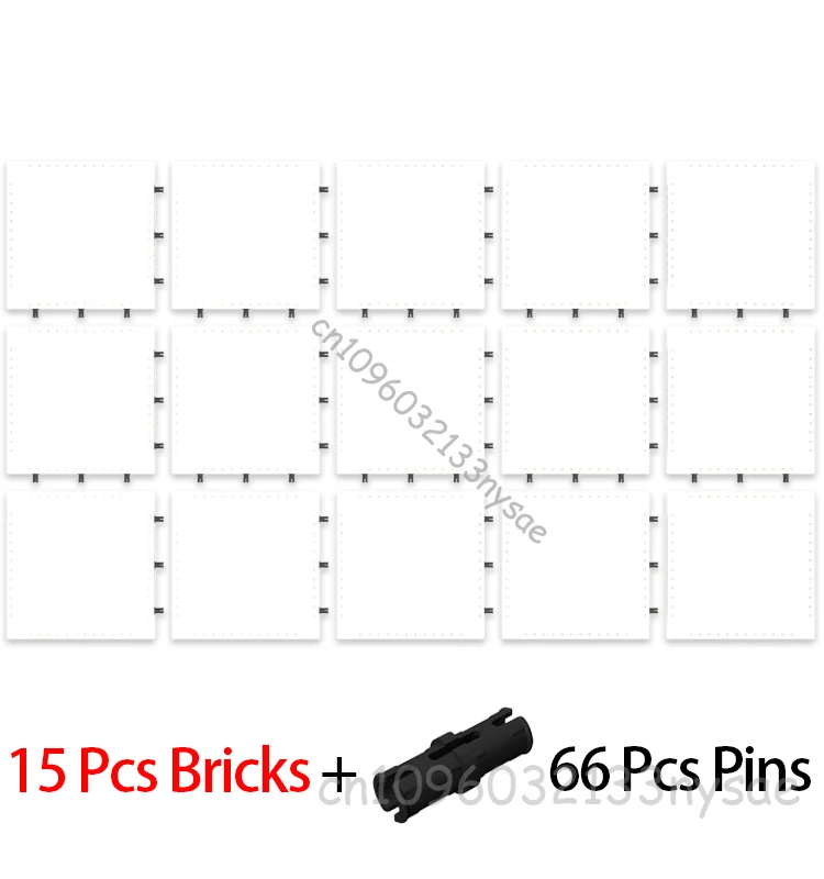 Groothandel 6-20 Stuks 16x16 Pixel Art Bouwsteen Grondplaat 65803 Compatibel met 98138 Kleine Deeltjes Bricks DIY Speelgoed Gratis Pins