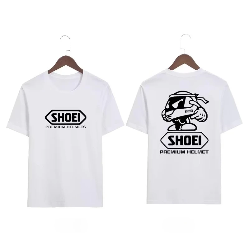 

2025 Car Culture Enthusiast Shoei Helmet Motorcycle Short-sleeved men's and women's motorcycle Modification T-shirt