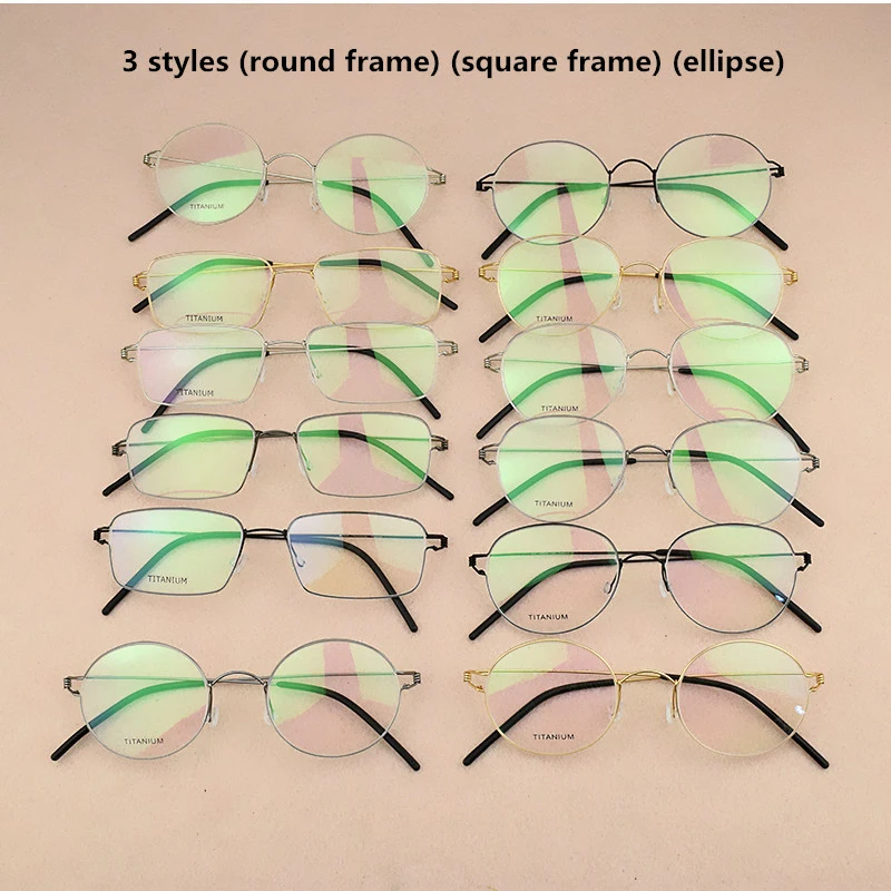 Sunglasses Men Round Glasses Frame Men Women Korea Eyeglass Frames Titanium Brand Eyewear Retro Ultralight Eyeglasses Sun glasse
