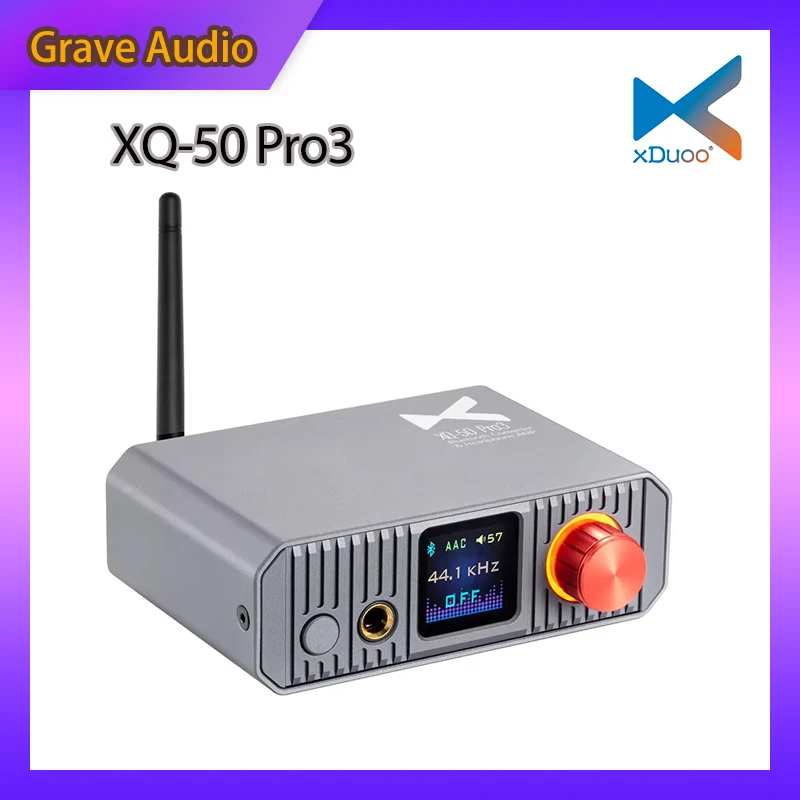 xDuoo XQ-50 Pro3 HIFI Bluetooth 5.1 Audio Converter XQ50 PRO3 Headphone Amplifier CS8406 DAC Chip IEM AMP