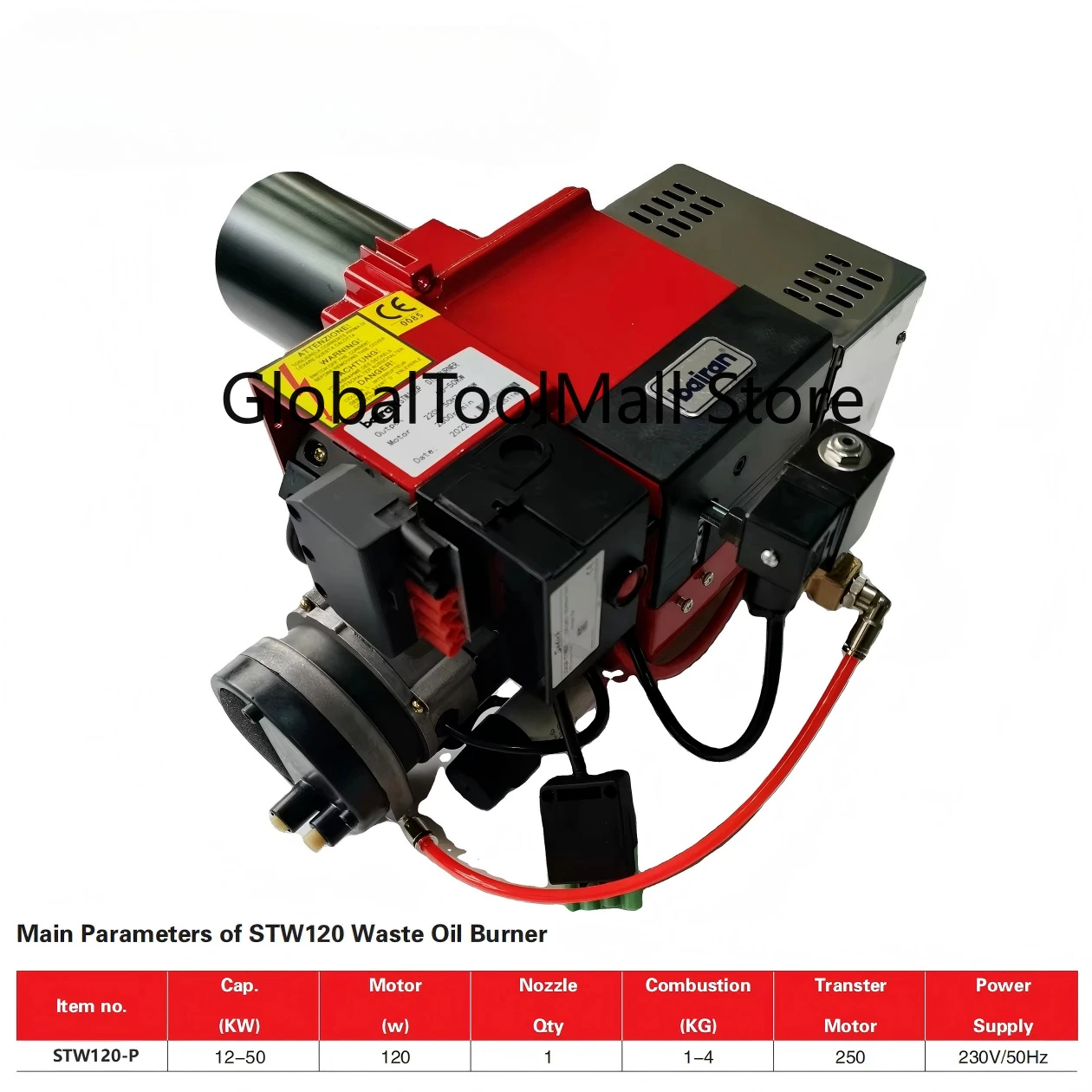 BAIRAN STW120-P Wholesale Car Oil Waste Vegetable Oil burner for Bolier Manufacture Heater WB0a-4 Have air Pump