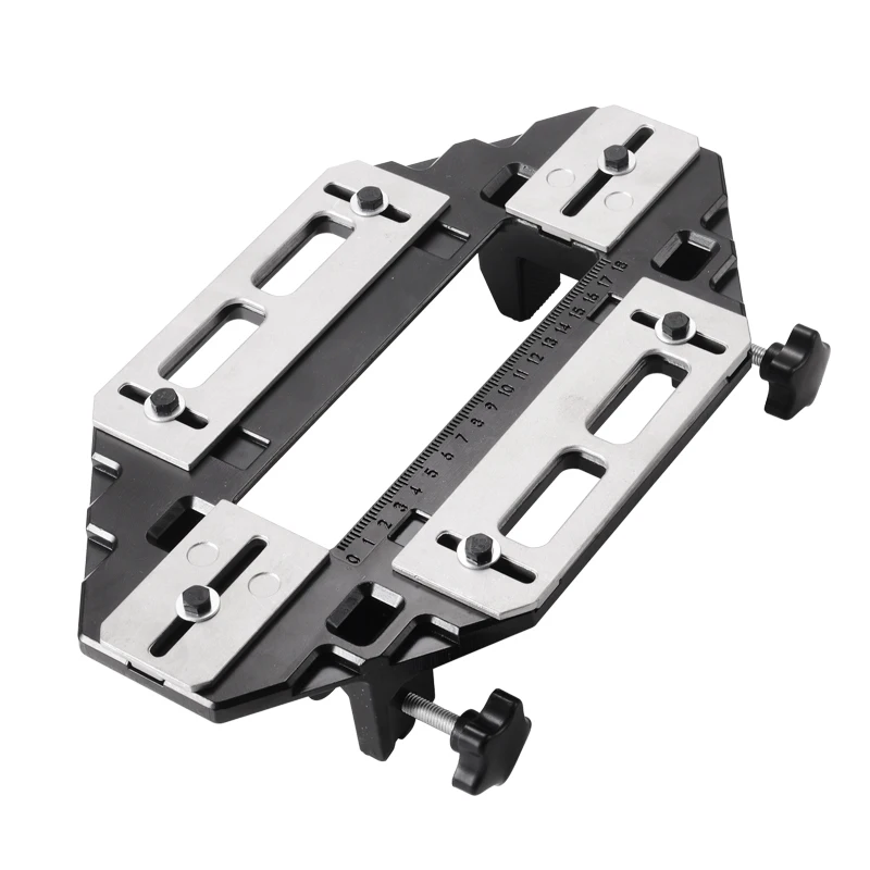Wooden door hinge opener hinge positioning slotting machine door lock installation fixed drilling woodworking punching tool