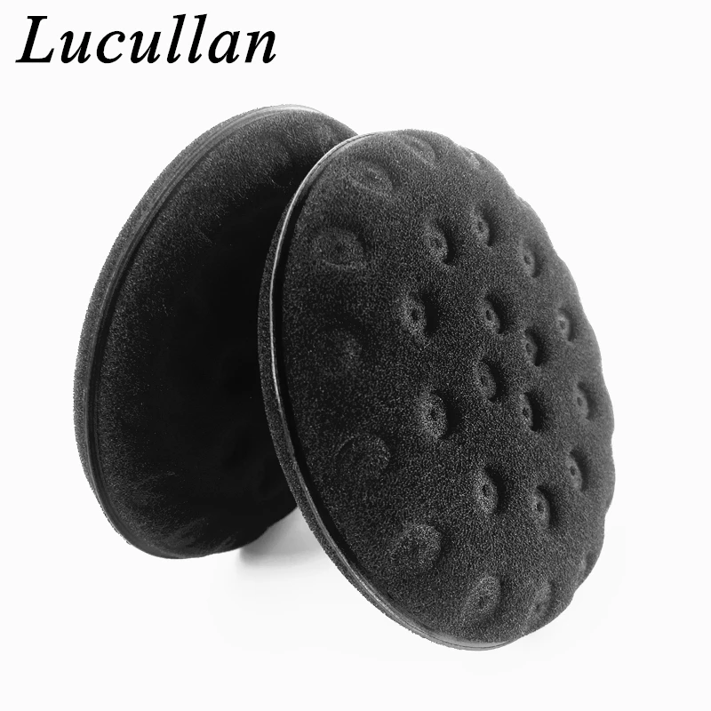 Lucullan Dots Pocket Wax Applicator Bigger 13CM Dia Hand Polishing Sponge Apply Fine Layer Wax Over Larger Area