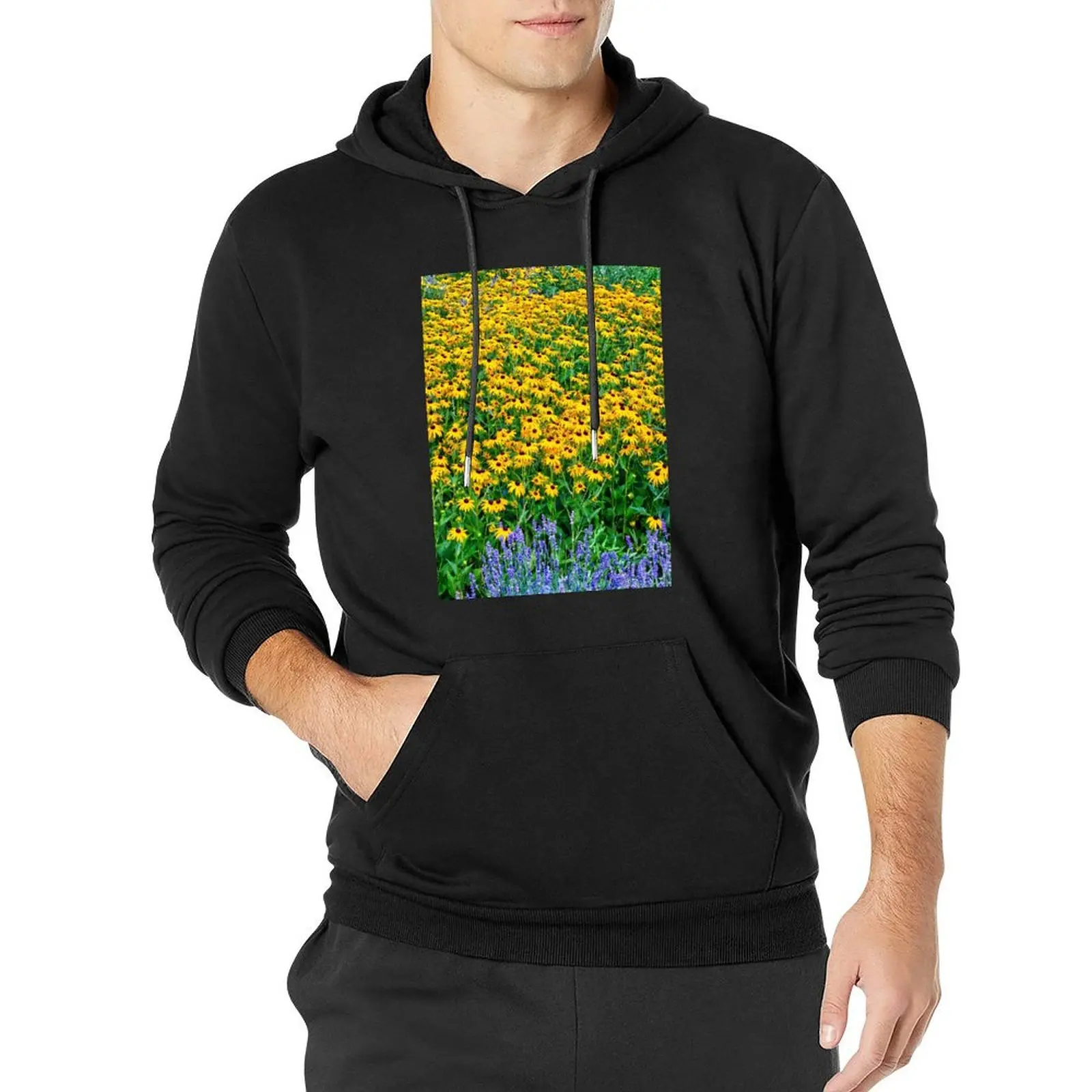 

Black-eyed Susans And Lavender Pullover Hoodie fashion men male clothes men's coat streetwear men man hoodie