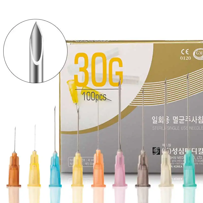 

Painless small needle Teeth Irrigator ultrafine 30G 4mm 13mm 25mm 38mm Disposable Syringes Needles Eyelid Tool Parts