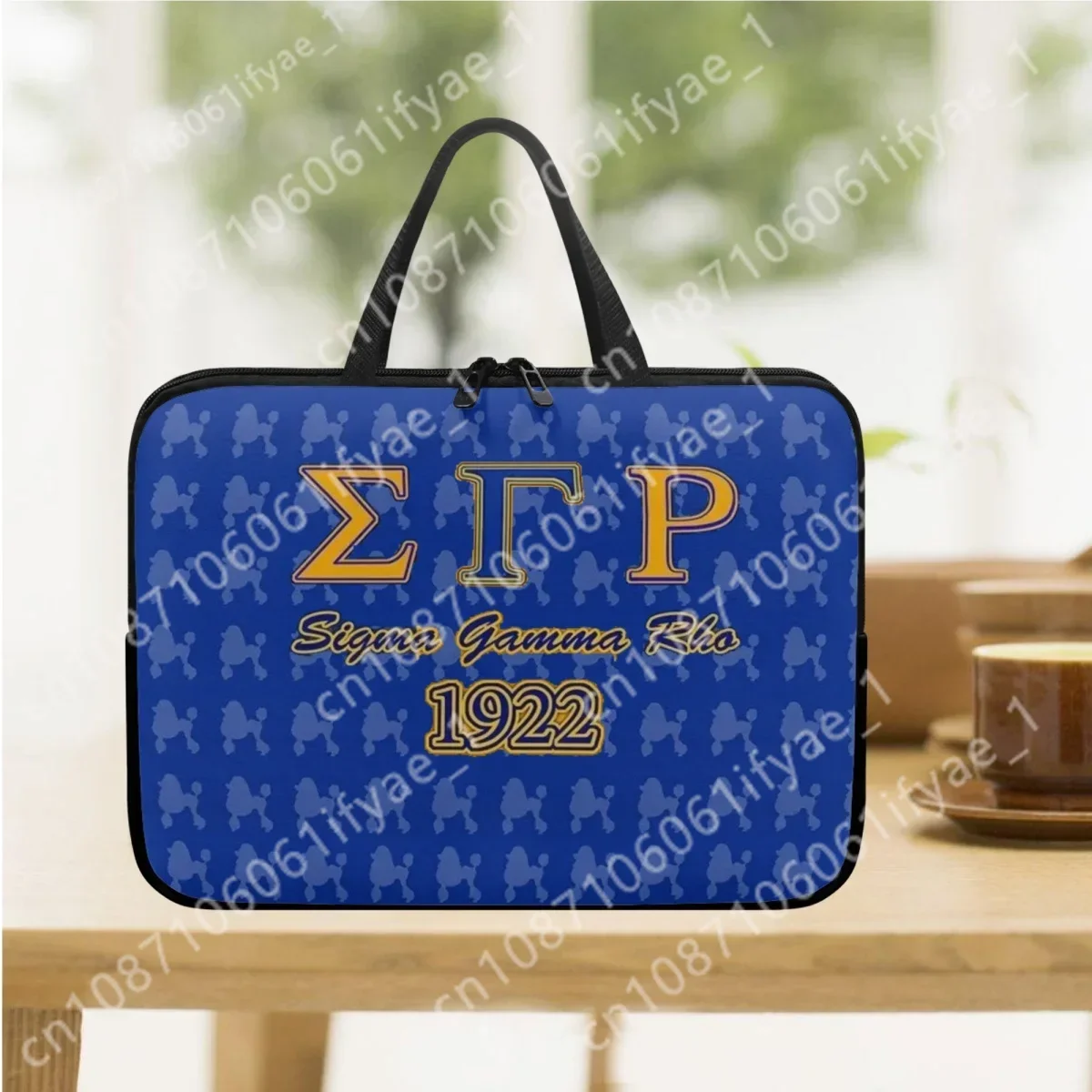 New Sigma Gamma Rho Laptop Case Notebook Sleeve 10 12 13 15 17 inch For Tablet Bag Cover Commuter Handle Computer Handbag custom