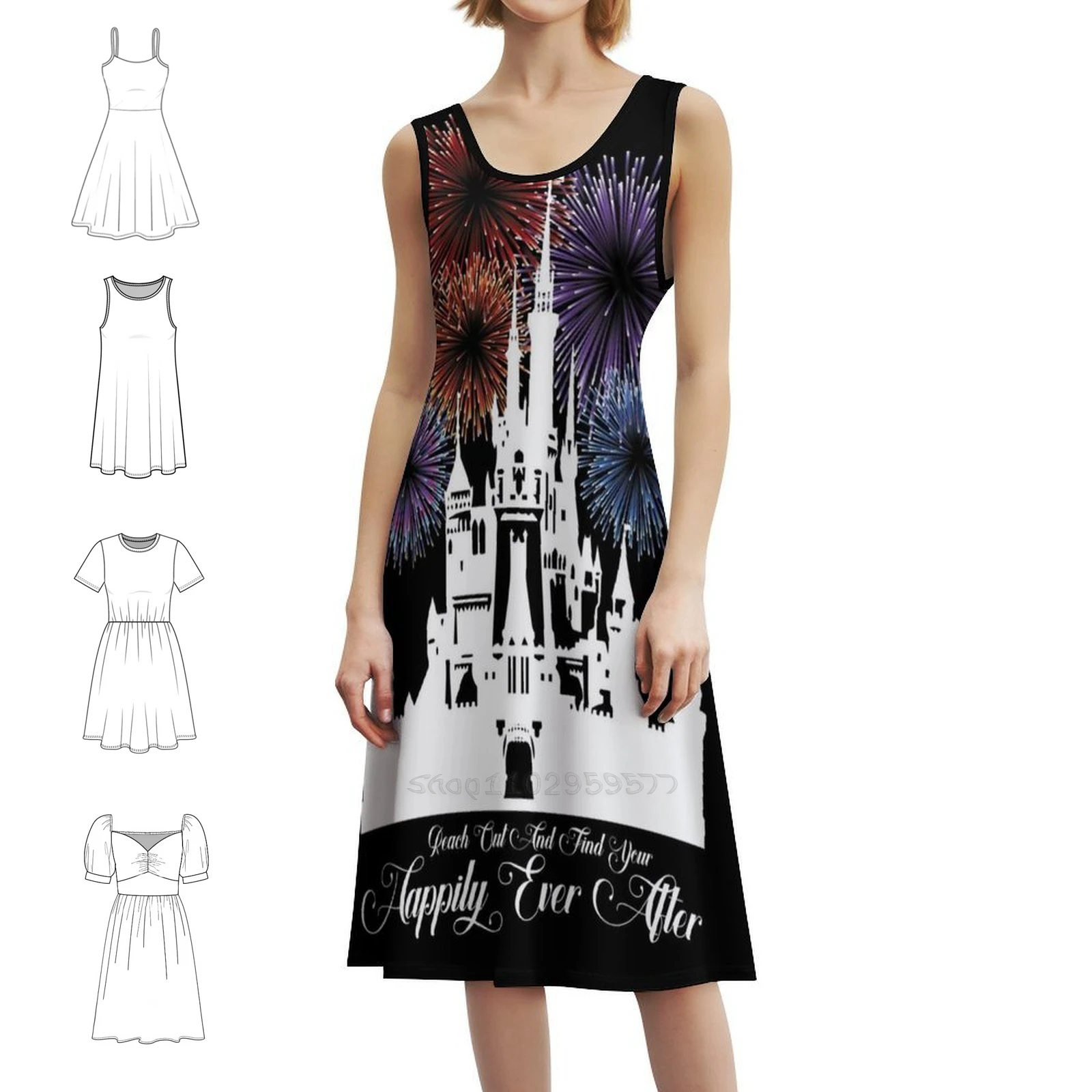 

Повседневное платье «Знайди свое счастье всех после корейского стиля» для женщин. Простые повседневные офисные женские платья. Счапять каждый после.