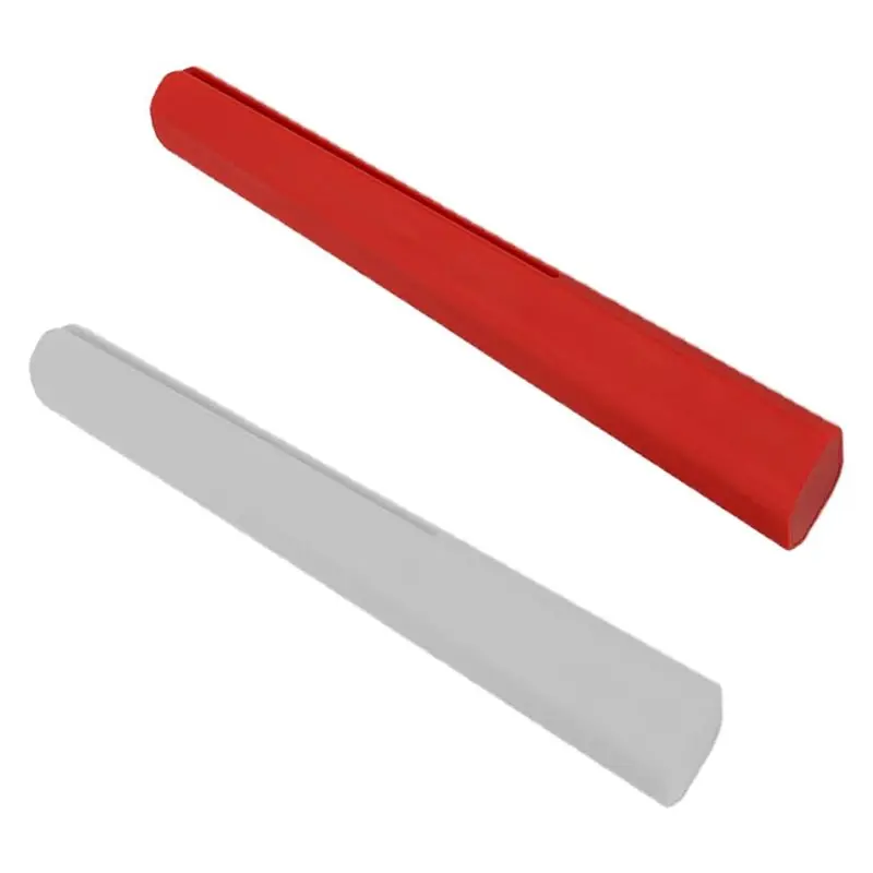 ABVG-Juego de ayuda para apretar con tubo rojo y blanco, 2 piezas diseñadas para unir fácil de lociones, salsas, alimentos para mascotas y más