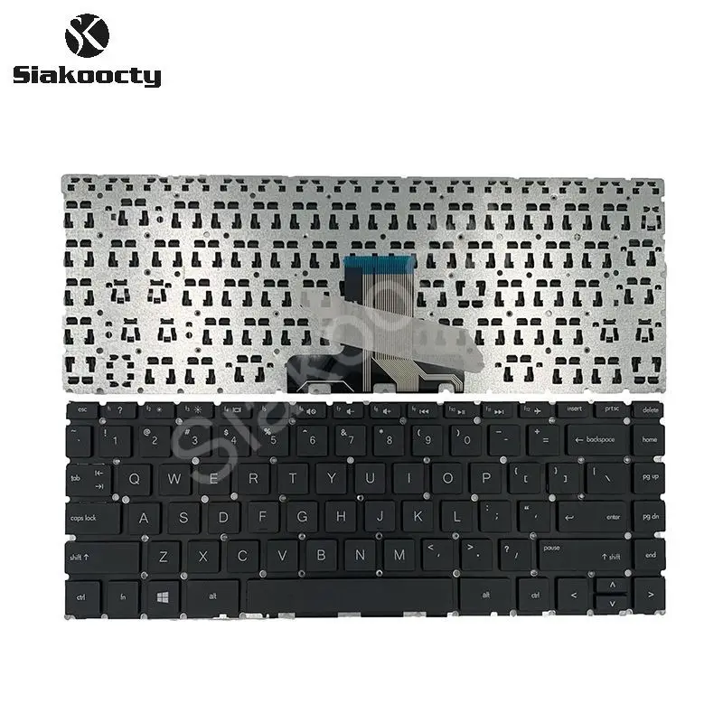 

New US laptop keyboard for HP14-CM/CD/CK 14S-DK C121 I131 l131 240/246/245 G7 without frame