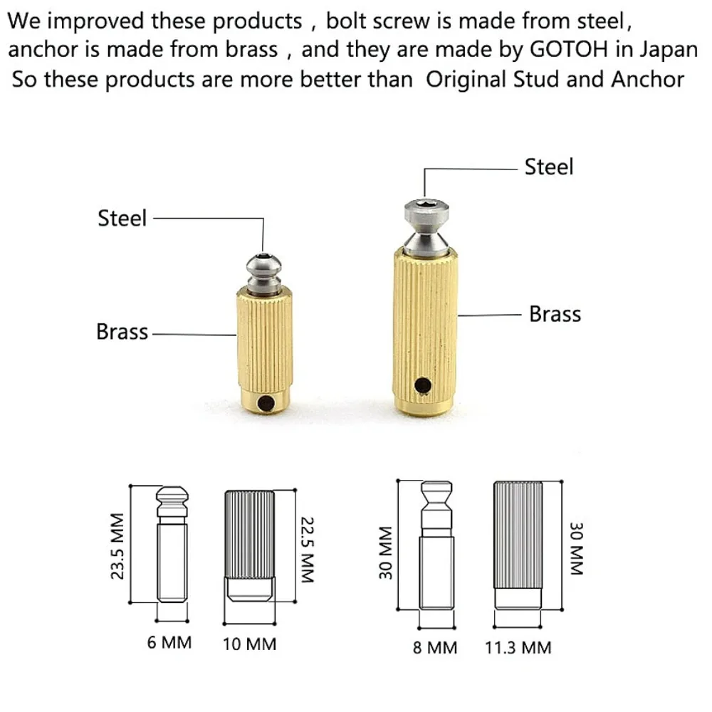 Bolt Screw / Stud and Anchor For GE1996T / 510TS Bridge by GOTOH - JP(Origin)