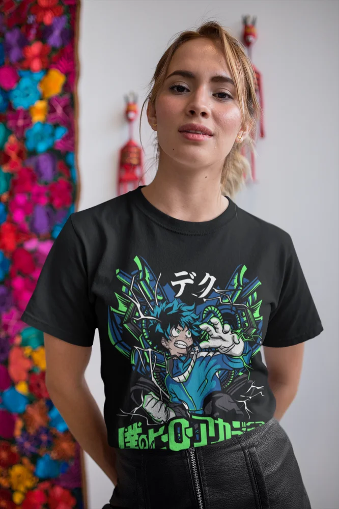 Toda a Camisa de Izuku Midoriya, Boku Não, Hero Academia, Tee Deku