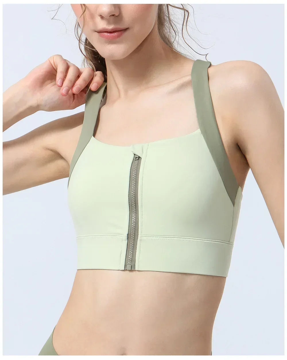 

Женская стильная одежда для йоги, красивый спортивный бюстгальтер I-образной формы на спине, жилет для бега на улице и фитнеса с накладкой на грудь