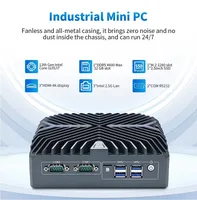 Topton Fanless Mini Firewall PC Intel Ultra 5 125U i7 1255U i3 1215U 3*2.5G LAN 3*HDMI2.0 IoT Industrial Computer Edge Computing 4