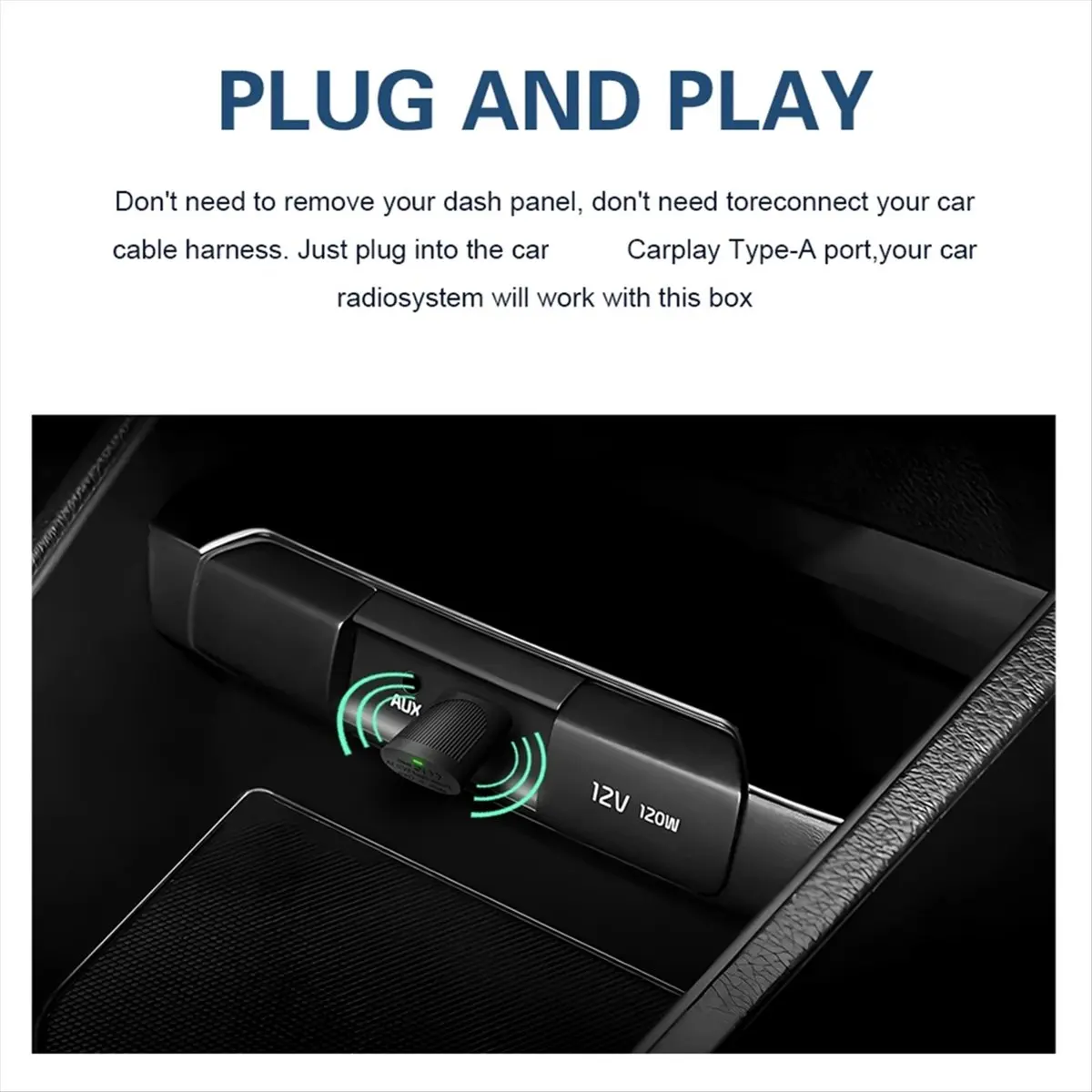 【ELEVATE LIFE】Upgrade 5Ghz MINI U8 Wireless Carplay Smart Box Wireless for Android Auto Adapter Dongle Bluetooth WiFi Auto Conne