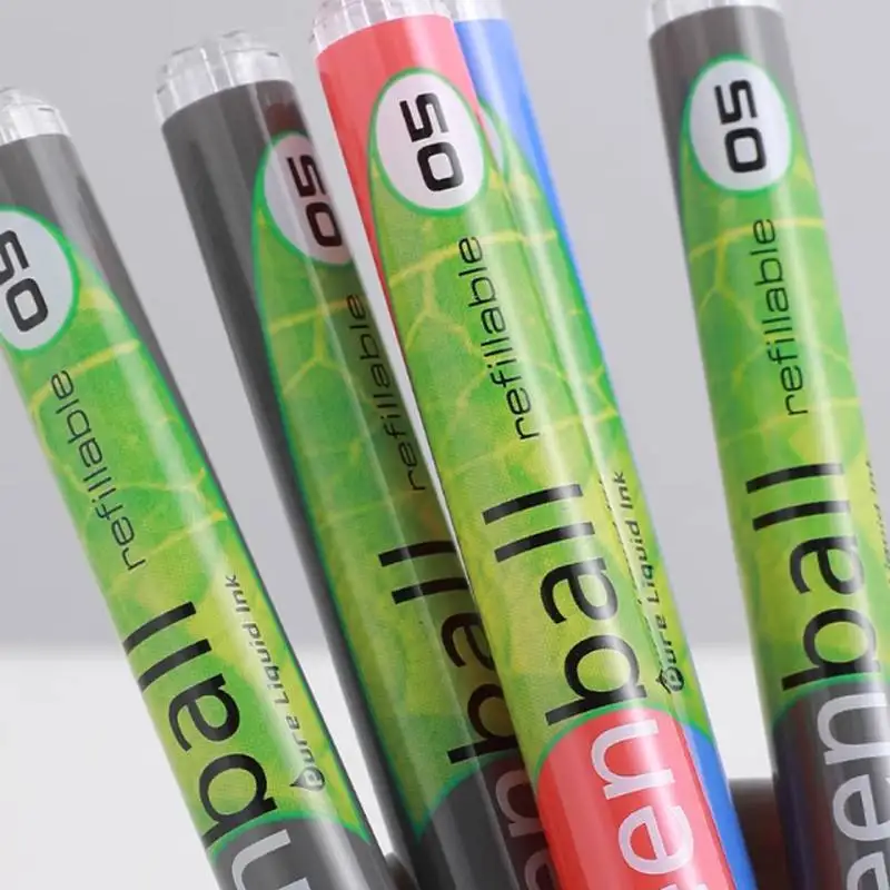 PILOT 0.5mm Rollerball Pen BL-GRB5 BEGREEN Recycled Body Black Blue Red Ink Smooth Writing Journal Planner Note Taking Supplies