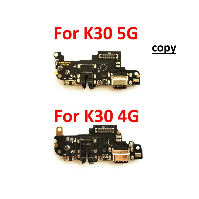 Charging Port Dock Board with Main Board Motherboard Flex Cable For Xiaomi Redmi K30 4G 5G Poco X2 With IC Fast Charge