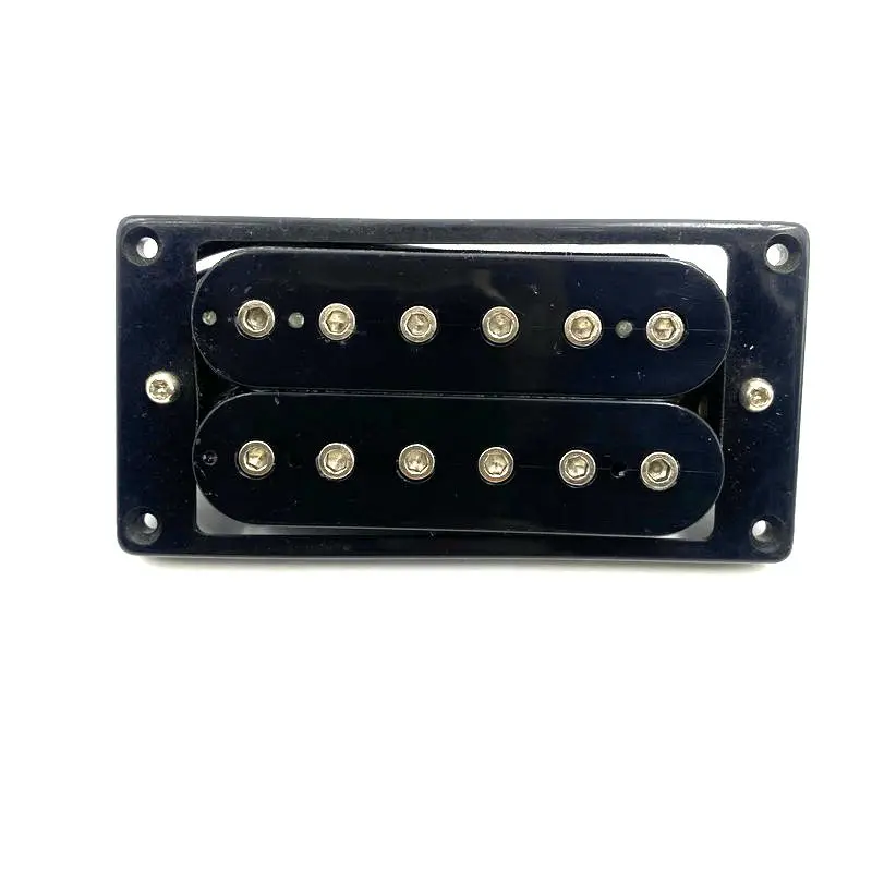 One set Electric Guitar Pickups with Pickup Rings Black Color Humbucker Made in China by Korea Factory