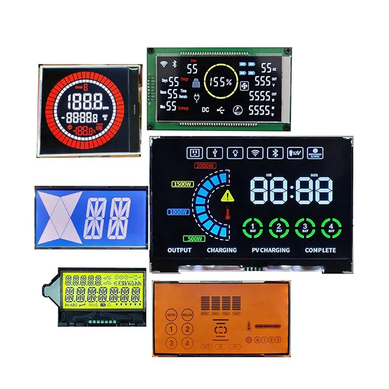 Small size broken code screen instrument detection temperature and humidity detection LCD display screen