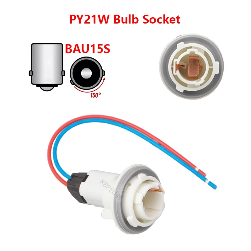 For Nissan Sylphy Versa Livina Turn Signal Light Socket Connector 1156 PY21W Bulb Lamp Holder Accessories 1PC