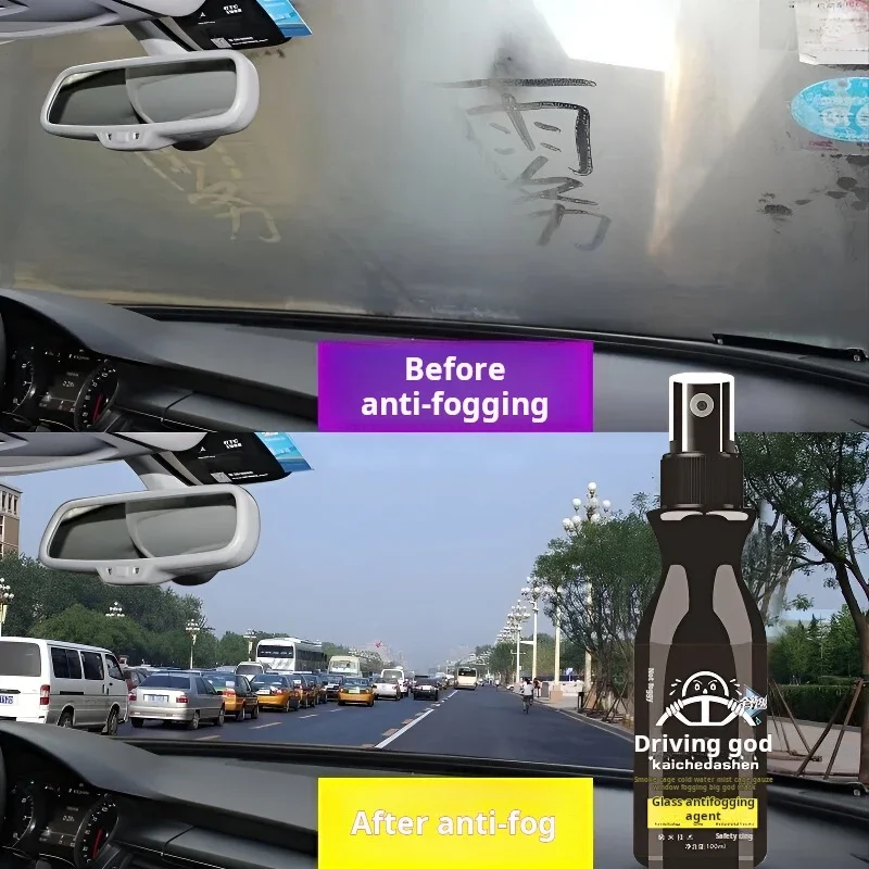 Agente antivaho para cristales de coche, un maravilla a prueba de lluvia para vehículos, agente antivaho, spray para parabrisas, tipo universal para viento de coche