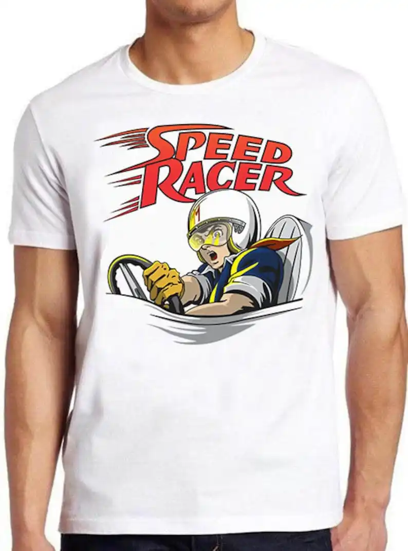 

Speed Racer Go Movie Poster T Shirt Best Seller Funny Meme Unisex Men Women Cool Music Fashion Top Retro Gift Tee T Shirt 1423