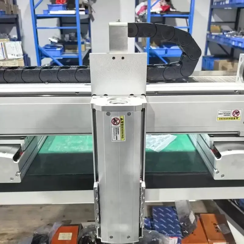 XYZ Linear Motion Stage Three Axis Gantry Module Double Linear Guide Ball Screw Slide Table Cross Platform for CNC Automation