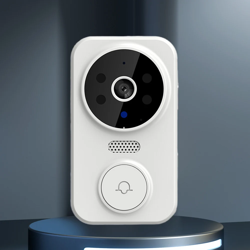 WiFi Smart Video Doorbell Camera Night Vision Smart Visual Doorbell APP Remote Monitoring Intelligent Doorbell for Home Security