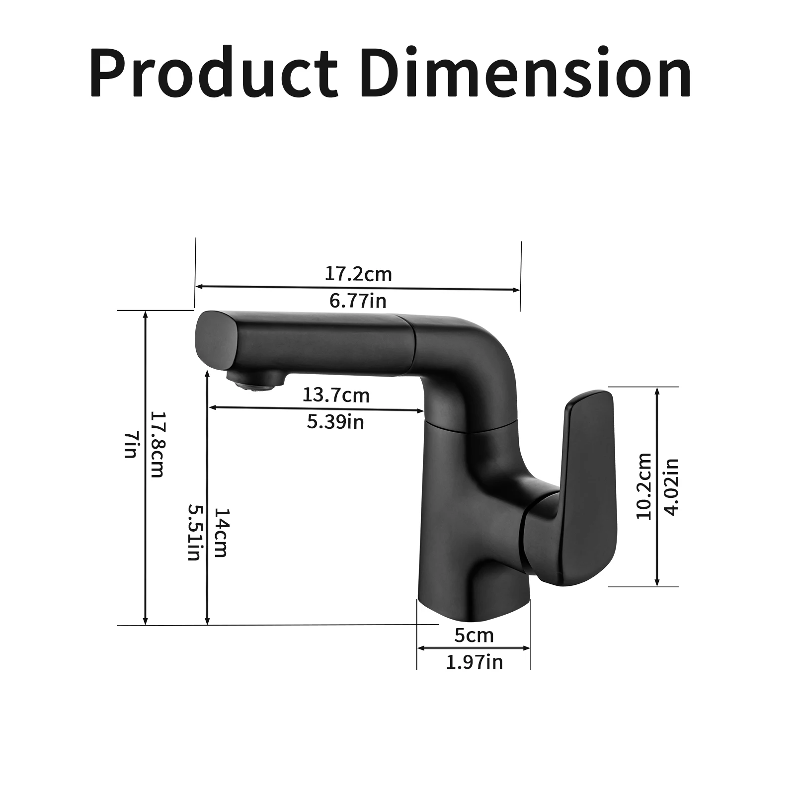 Bathroom Faucets with Pull Out Sprayer Single Hole Bathroom Pull Down RV Sink Faucets Water Tap Pull Down Bathroom Faucet